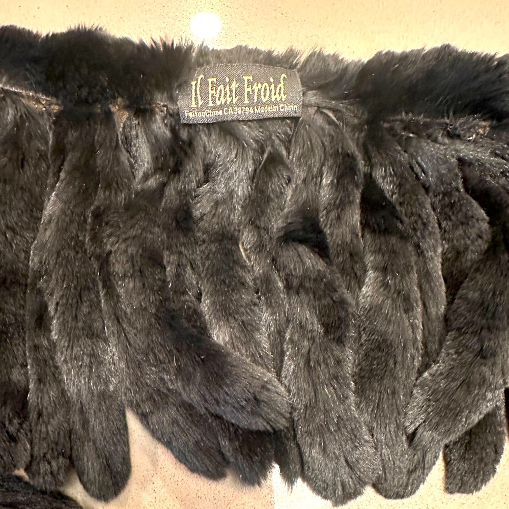 Rabbit Fur Scarf